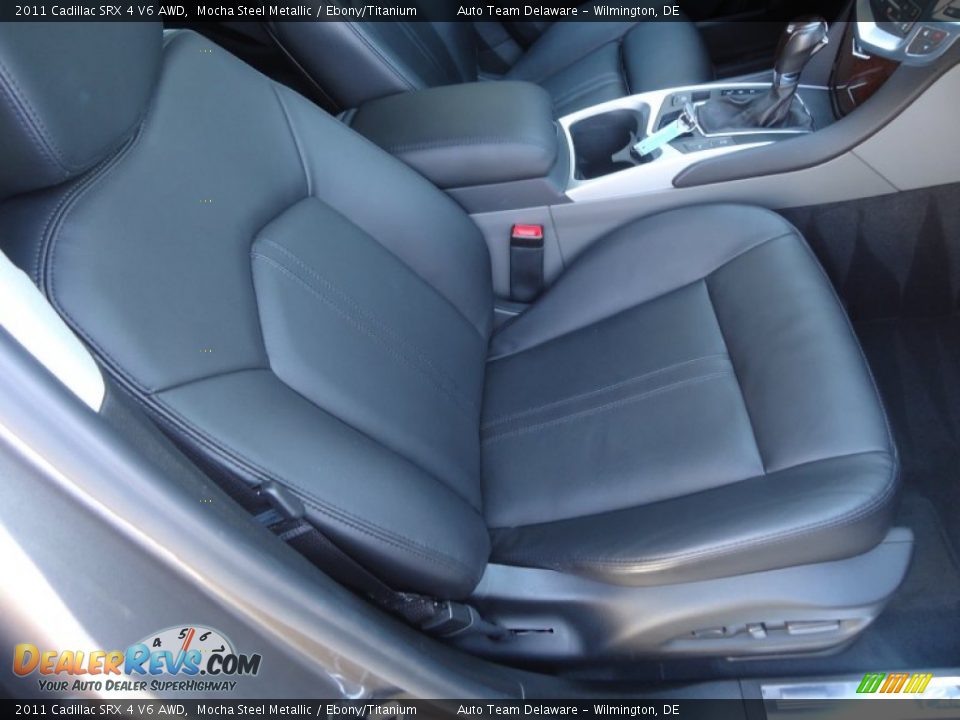 2011 Cadillac SRX 4 V6 AWD Mocha Steel Metallic / Ebony/Titanium Photo #16