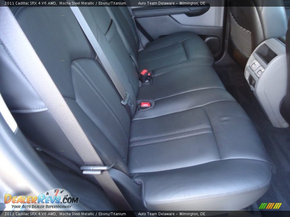 2011 Cadillac SRX 4 V6 AWD Mocha Steel Metallic / Ebony/Titanium Photo #17