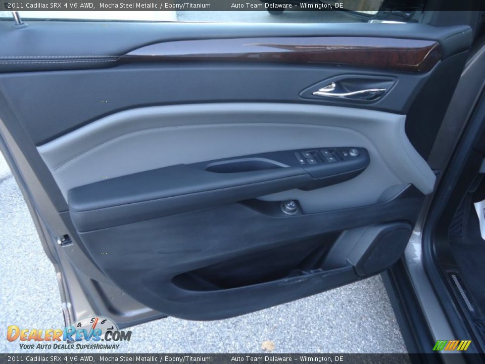 2011 Cadillac SRX 4 V6 AWD Mocha Steel Metallic / Ebony/Titanium Photo #19