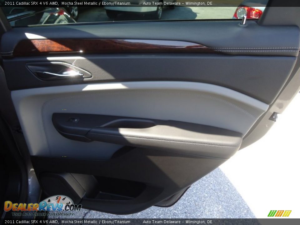 2011 Cadillac SRX 4 V6 AWD Mocha Steel Metallic / Ebony/Titanium Photo #21
