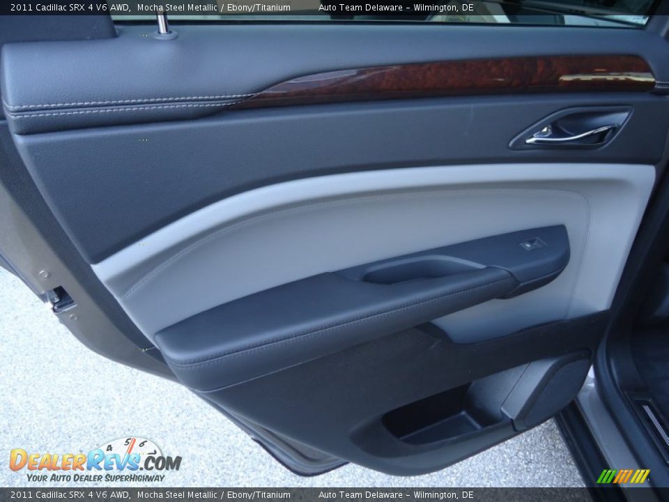 2011 Cadillac SRX 4 V6 AWD Mocha Steel Metallic / Ebony/Titanium Photo #25