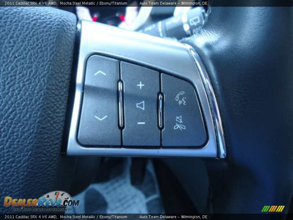 2011 Cadillac SRX 4 V6 AWD Mocha Steel Metallic / Ebony/Titanium Photo #29