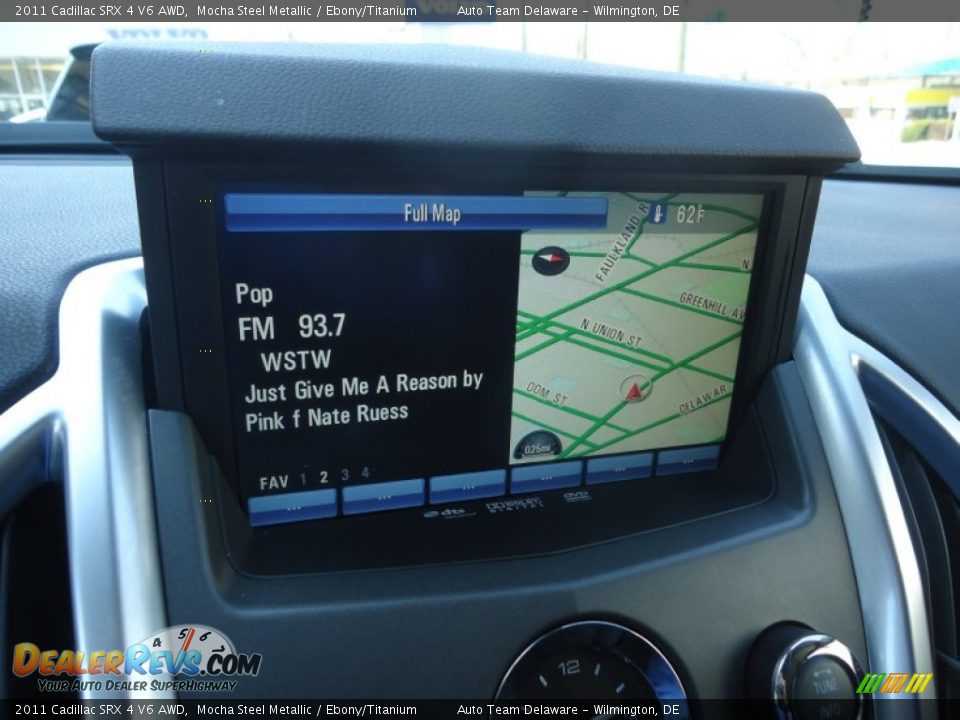 2011 Cadillac SRX 4 V6 AWD Mocha Steel Metallic / Ebony/Titanium Photo #30