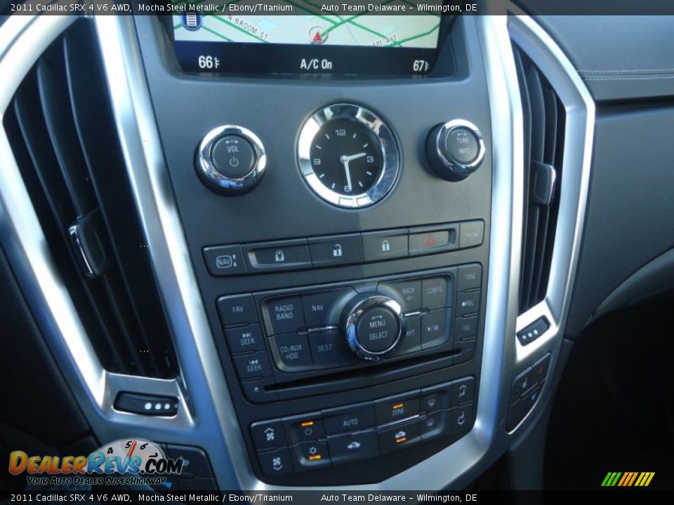 2011 Cadillac SRX 4 V6 AWD Mocha Steel Metallic / Ebony/Titanium Photo #33