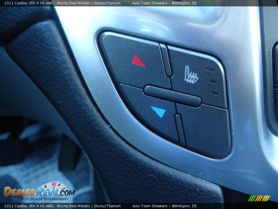 2011 Cadillac SRX 4 V6 AWD Mocha Steel Metallic / Ebony/Titanium Photo #35