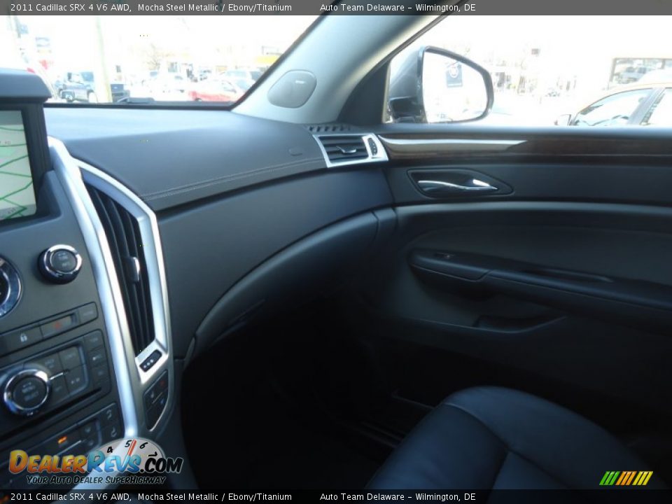 2011 Cadillac SRX 4 V6 AWD Mocha Steel Metallic / Ebony/Titanium Photo #36