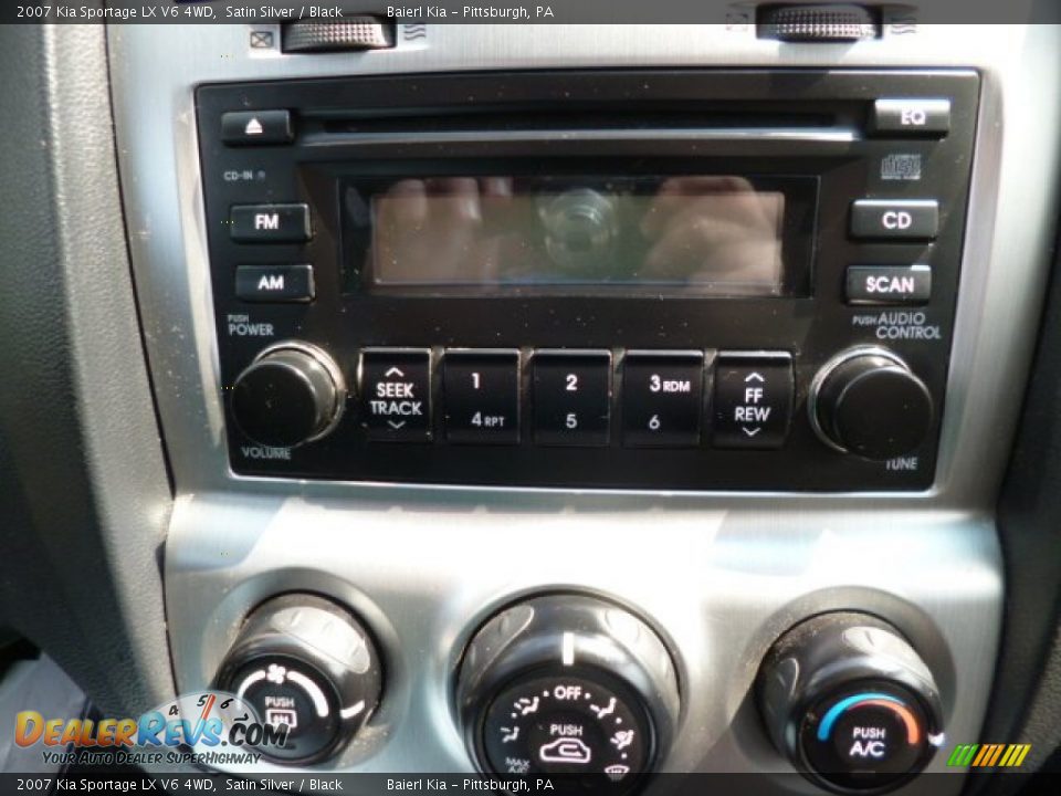 2007 Kia Sportage LX V6 4WD Satin Silver / Black Photo #19
