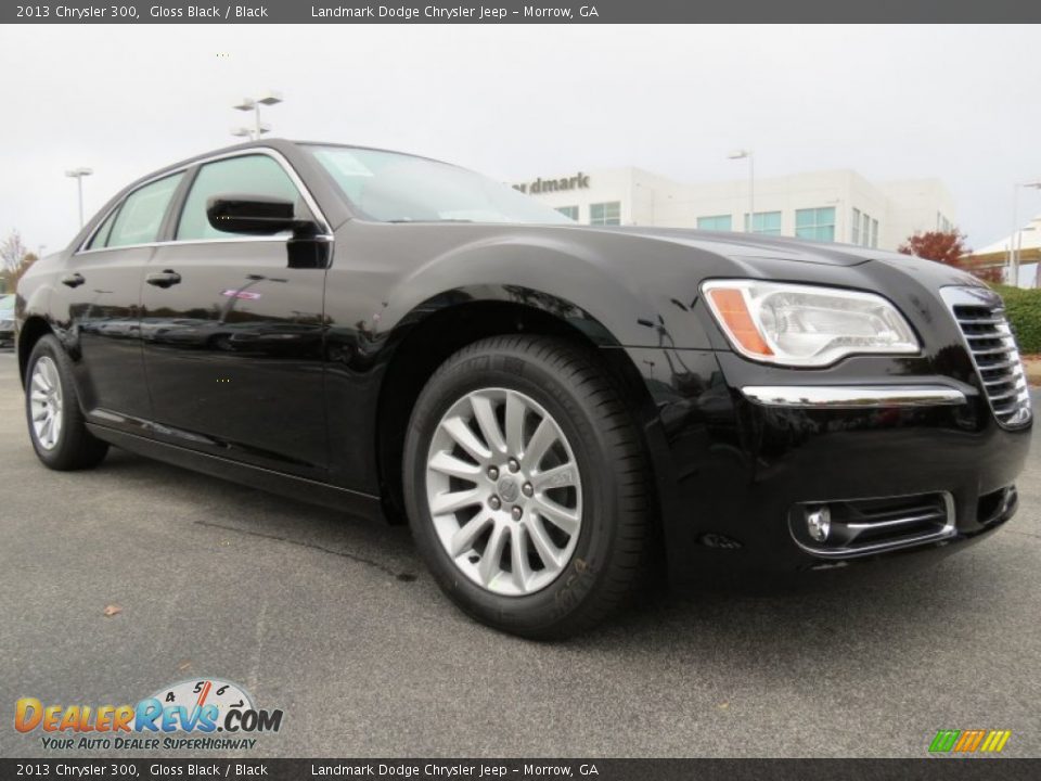2013 Chrysler 300 Gloss Black / Black Photo #4