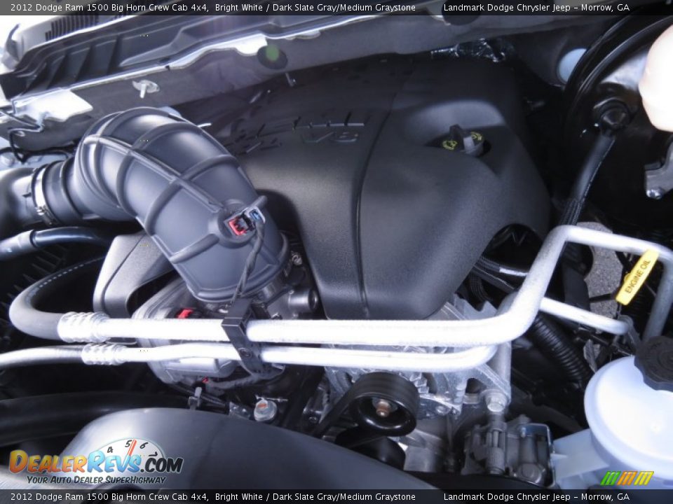2012 Dodge Ram 1500 Big Horn Crew Cab 4x4 Bright White / Dark Slate Gray/Medium Graystone Photo #11