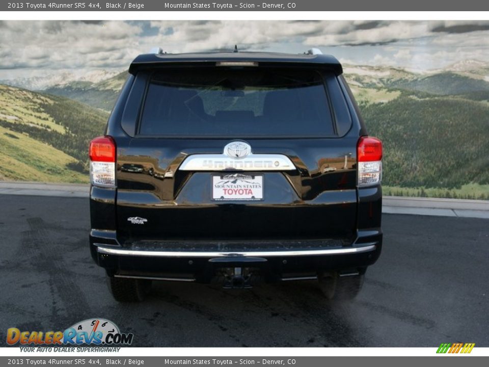 2013 Toyota 4Runner SR5 4x4 Black / Beige Photo #4