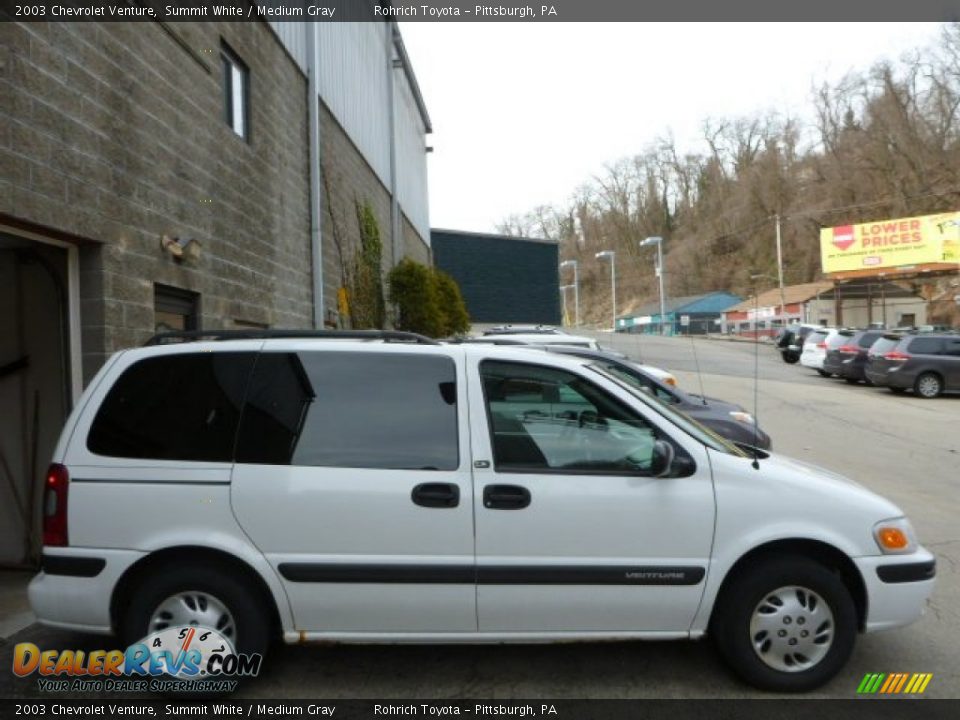 2003 Chevrolet Venture Summit White / Medium Gray Photo #2