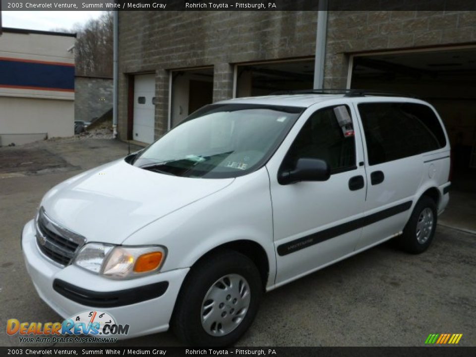 2003 Chevrolet Venture Summit White / Medium Gray Photo #3