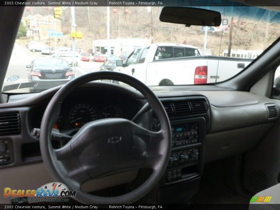 2003 Chevrolet Venture Summit White / Medium Gray Photo #6