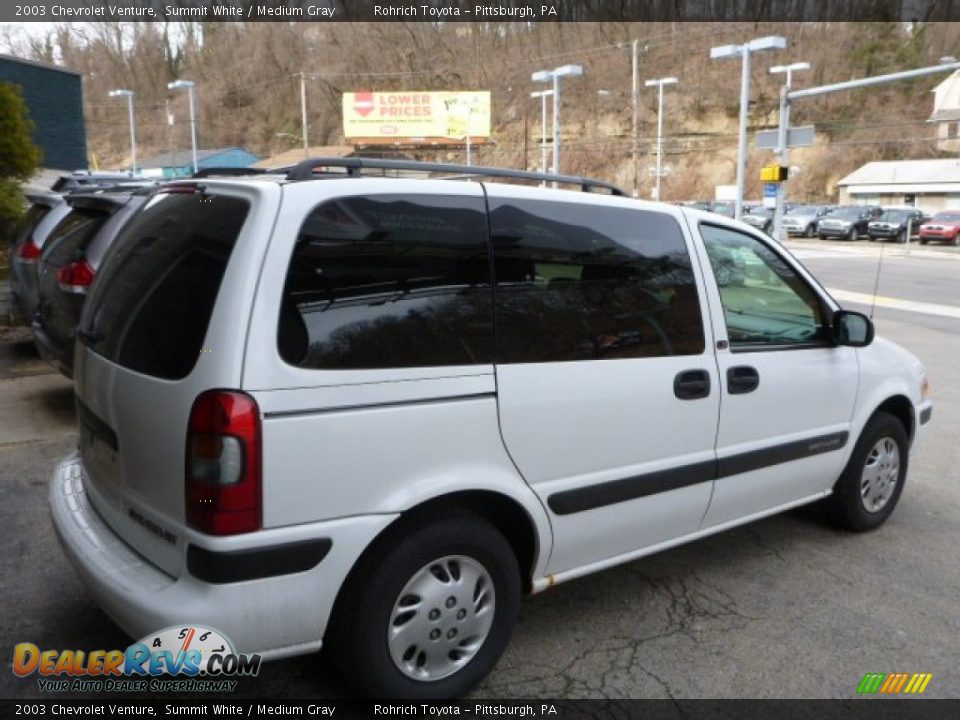 2003 Chevrolet Venture Summit White / Medium Gray Photo #10