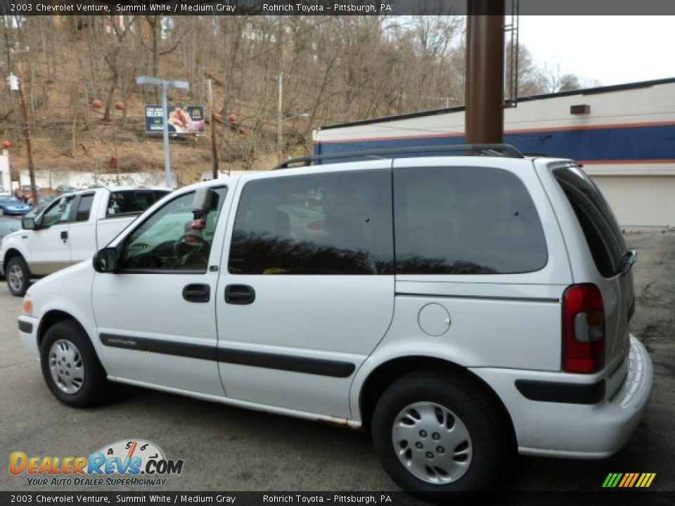 2003 Chevrolet Venture Summit White / Medium Gray Photo #12