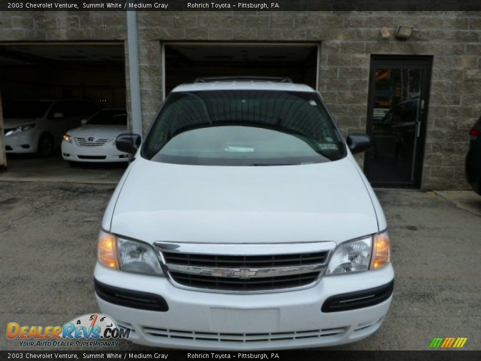 2003 Chevrolet Venture Summit White / Medium Gray Photo #13