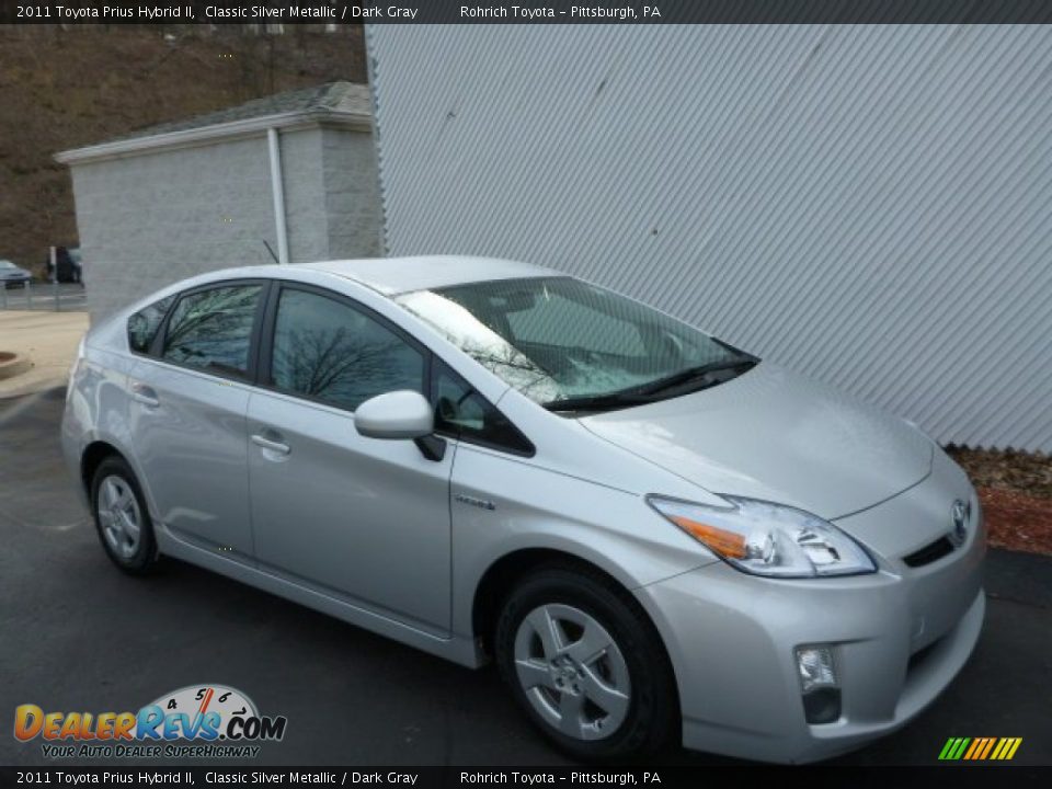 2011 Toyota Prius Hybrid II Classic Silver Metallic / Dark Gray Photo #1