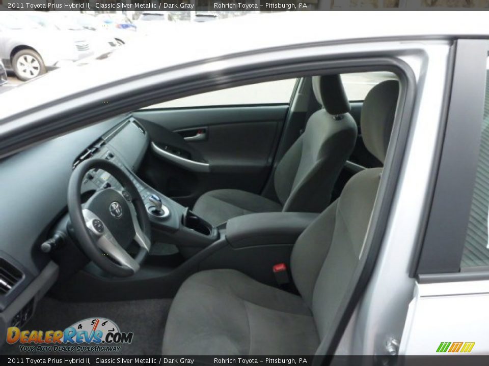 2011 Toyota Prius Hybrid II Classic Silver Metallic / Dark Gray Photo #4