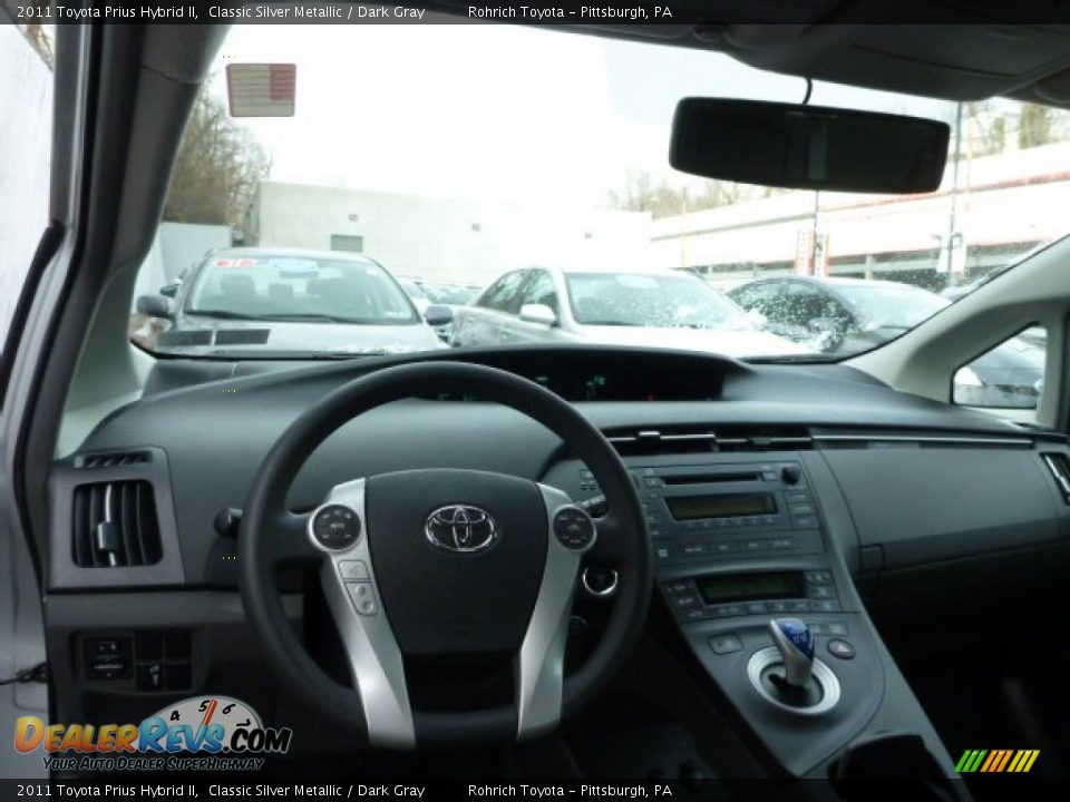 2011 Toyota Prius Hybrid II Classic Silver Metallic / Dark Gray Photo #6