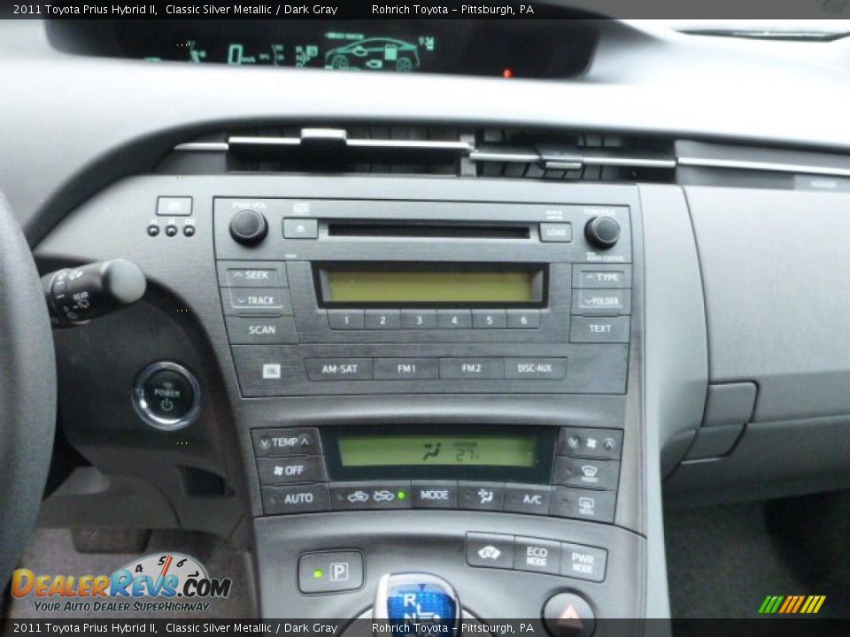 2011 Toyota Prius Hybrid II Classic Silver Metallic / Dark Gray Photo #19