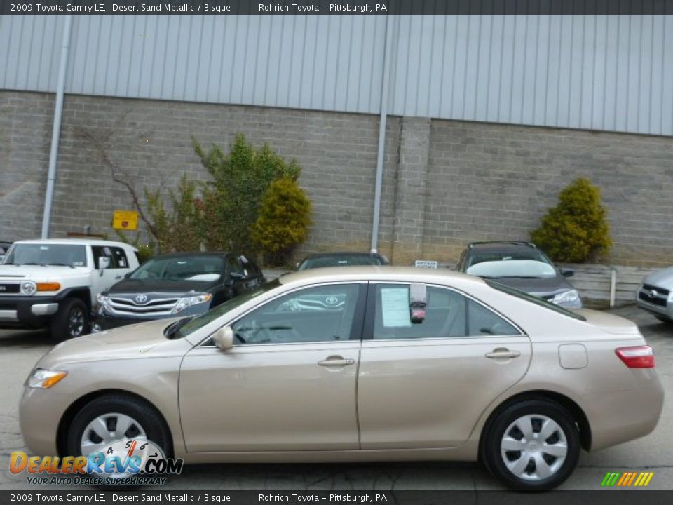 2009 Toyota Camry LE Desert Sand Metallic / Bisque Photo #2