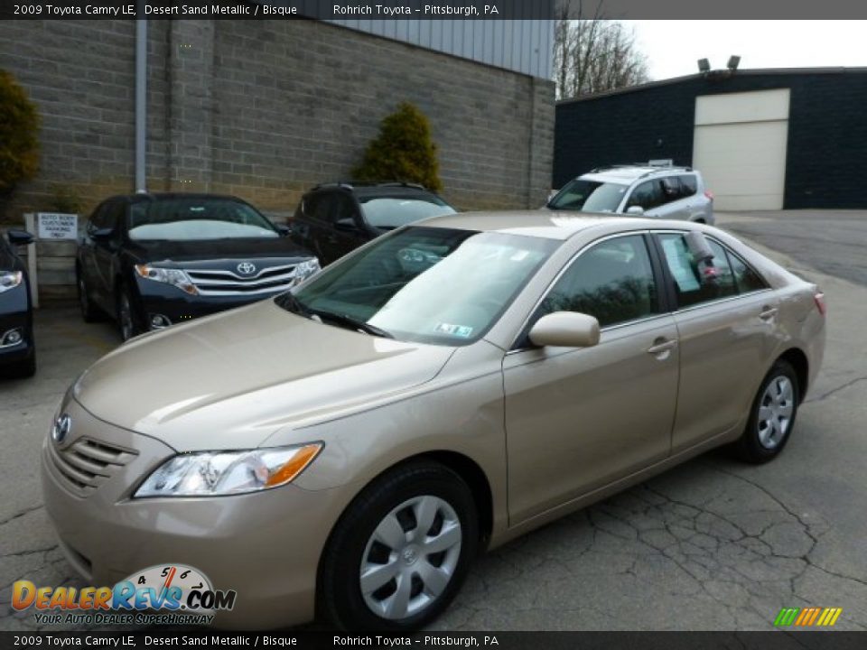 2009 Toyota Camry LE Desert Sand Metallic / Bisque Photo #3