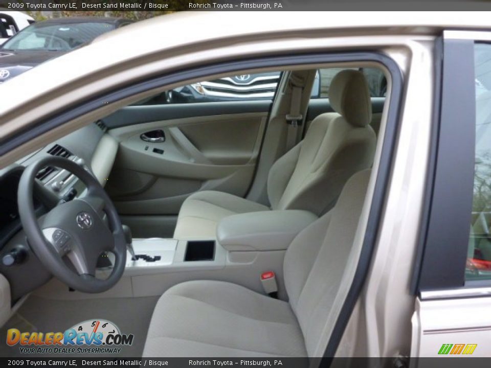 2009 Toyota Camry LE Desert Sand Metallic / Bisque Photo #4