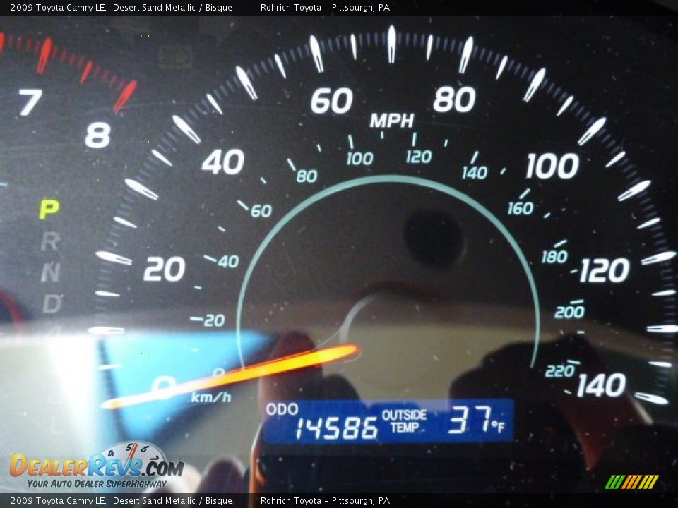 2009 Toyota Camry LE Desert Sand Metallic / Bisque Photo #9