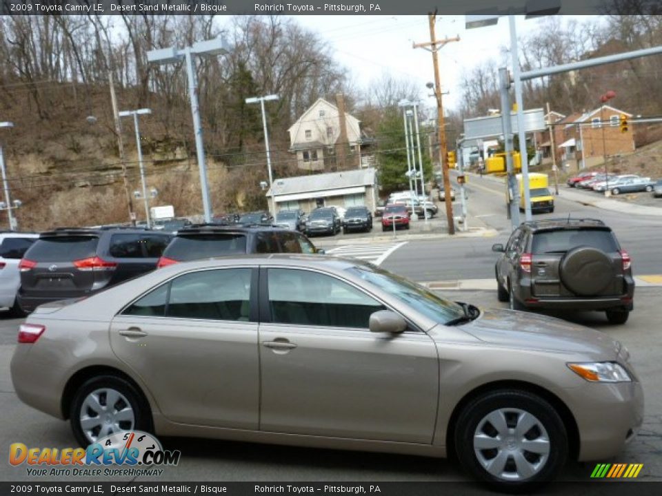 2009 Toyota Camry LE Desert Sand Metallic / Bisque Photo #10