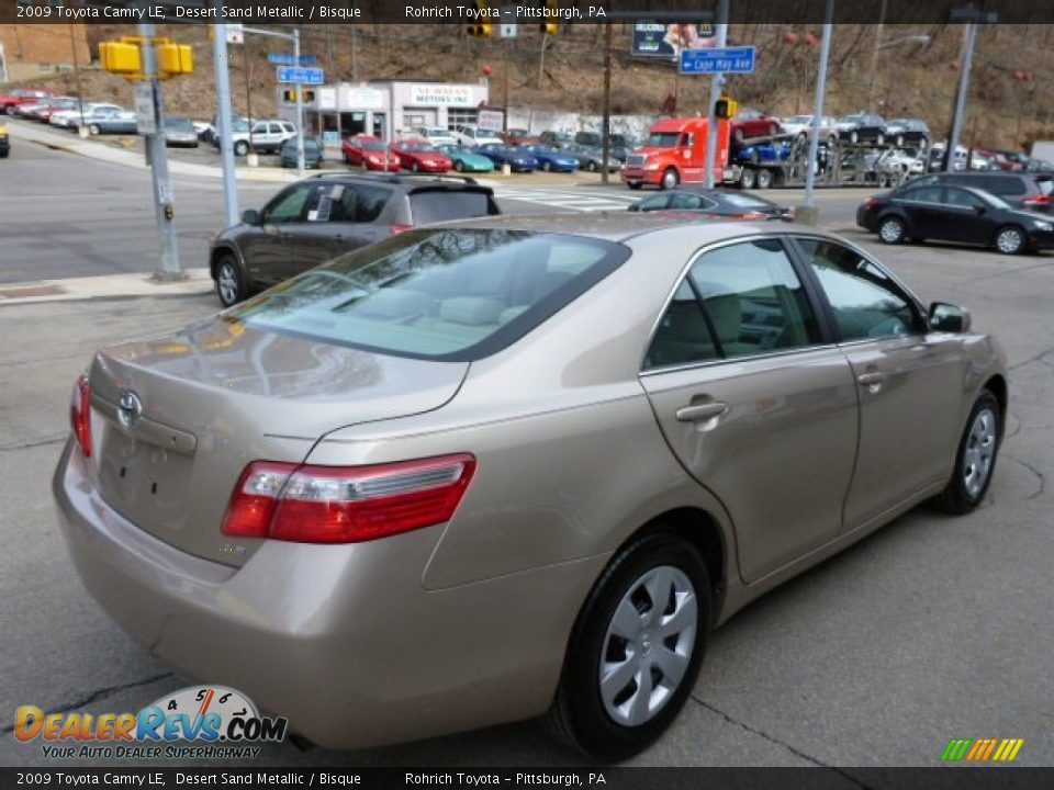 2009 Toyota Camry LE Desert Sand Metallic / Bisque Photo #11