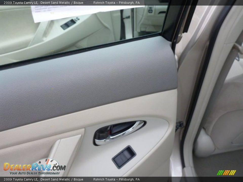 2009 Toyota Camry LE Desert Sand Metallic / Bisque Photo #15