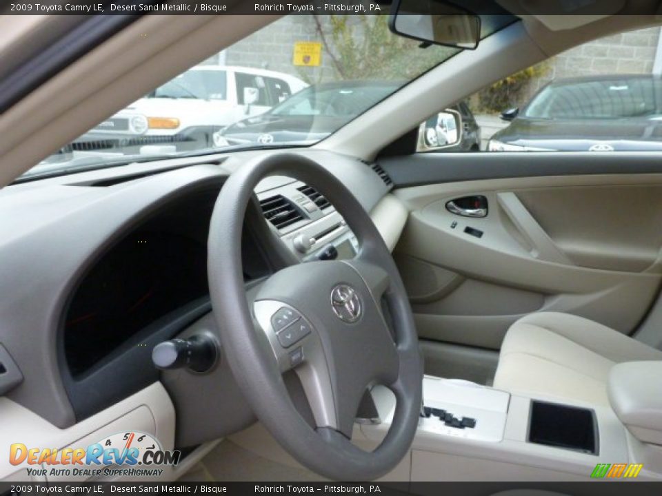 2009 Toyota Camry LE Desert Sand Metallic / Bisque Photo #17