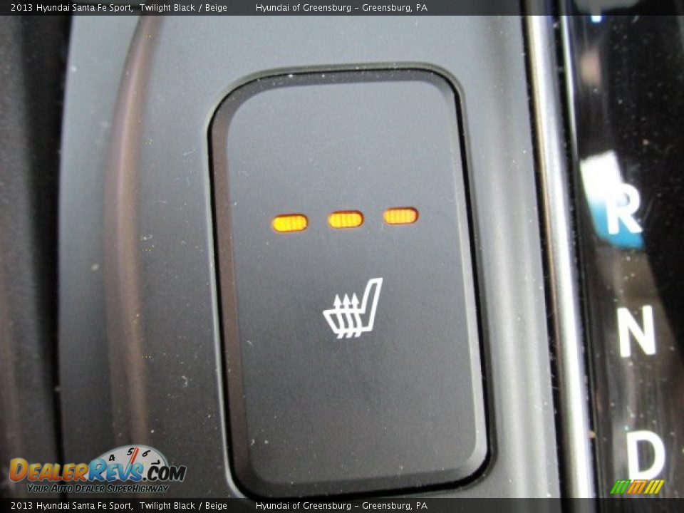 2013 Hyundai Santa Fe Sport Twilight Black / Beige Photo #17