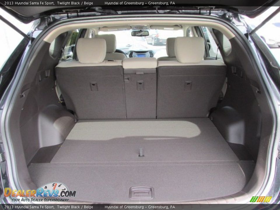 2013 Hyundai Santa Fe Sport Twilight Black / Beige Photo #21