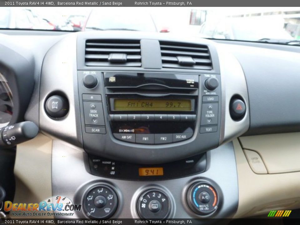 2011 Toyota RAV4 I4 4WD Barcelona Red Metallic / Sand Beige Photo #19