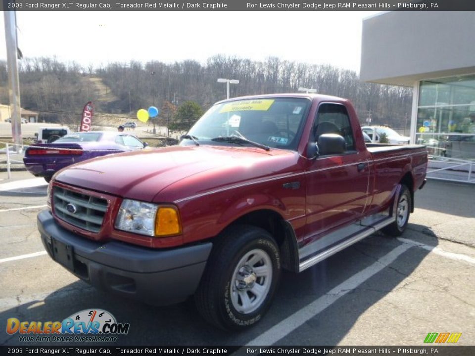 2003 Ford Ranger XLT Regular Cab Toreador Red Metallic / Dark Graphite Photo #1