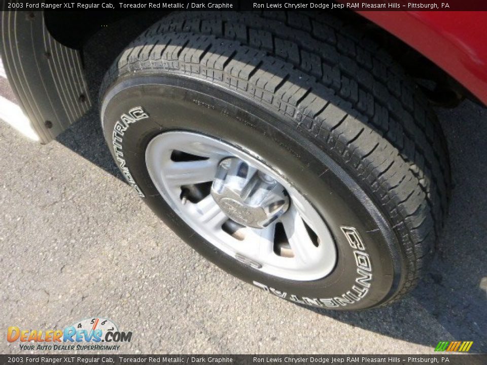 2003 Ford Ranger XLT Regular Cab Toreador Red Metallic / Dark Graphite Photo #9