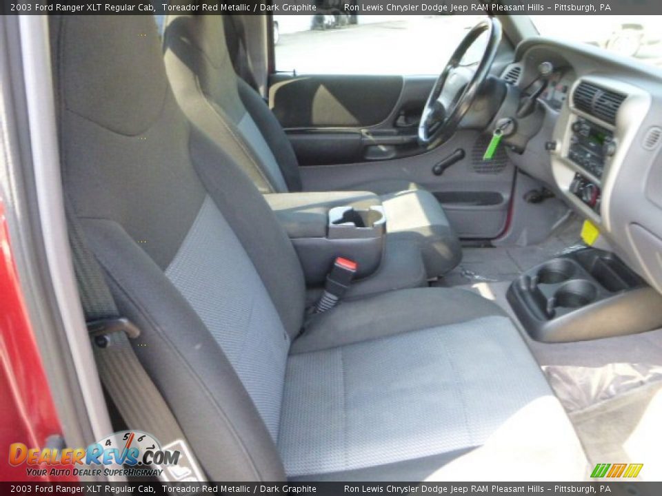 2003 Ford Ranger XLT Regular Cab Toreador Red Metallic / Dark Graphite Photo #10