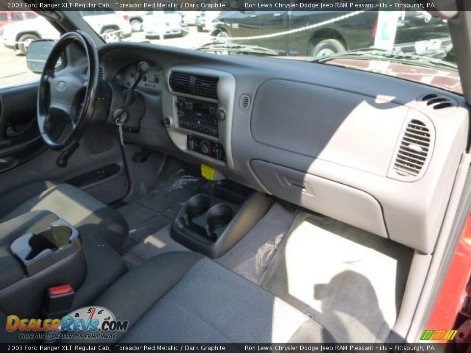 2003 Ford Ranger XLT Regular Cab Toreador Red Metallic / Dark Graphite Photo #11