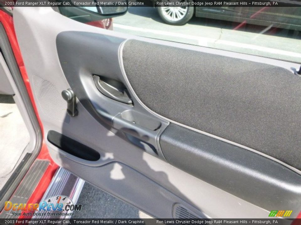2003 Ford Ranger XLT Regular Cab Toreador Red Metallic / Dark Graphite Photo #12