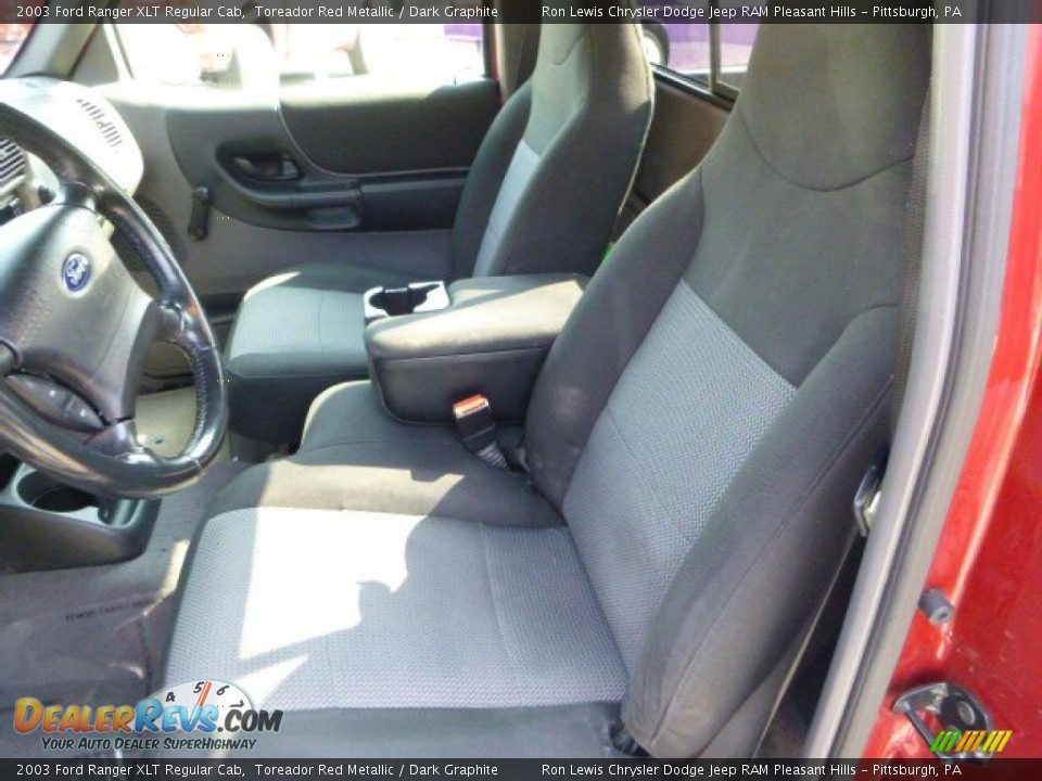 2003 Ford Ranger XLT Regular Cab Toreador Red Metallic / Dark Graphite Photo #14