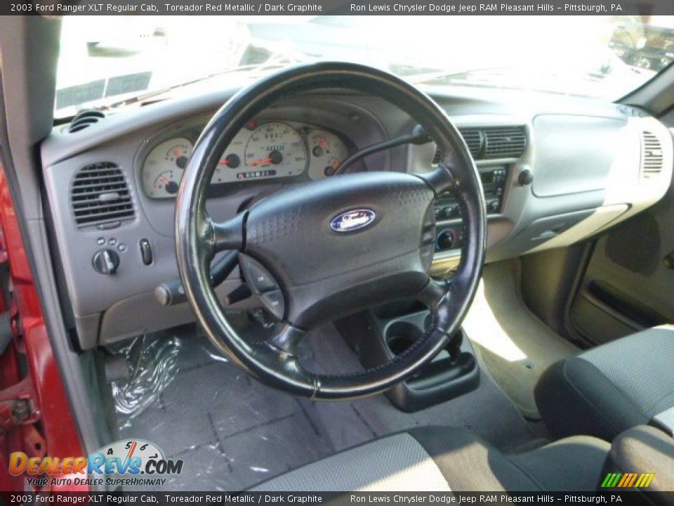 2003 Ford Ranger XLT Regular Cab Toreador Red Metallic / Dark Graphite Photo #15