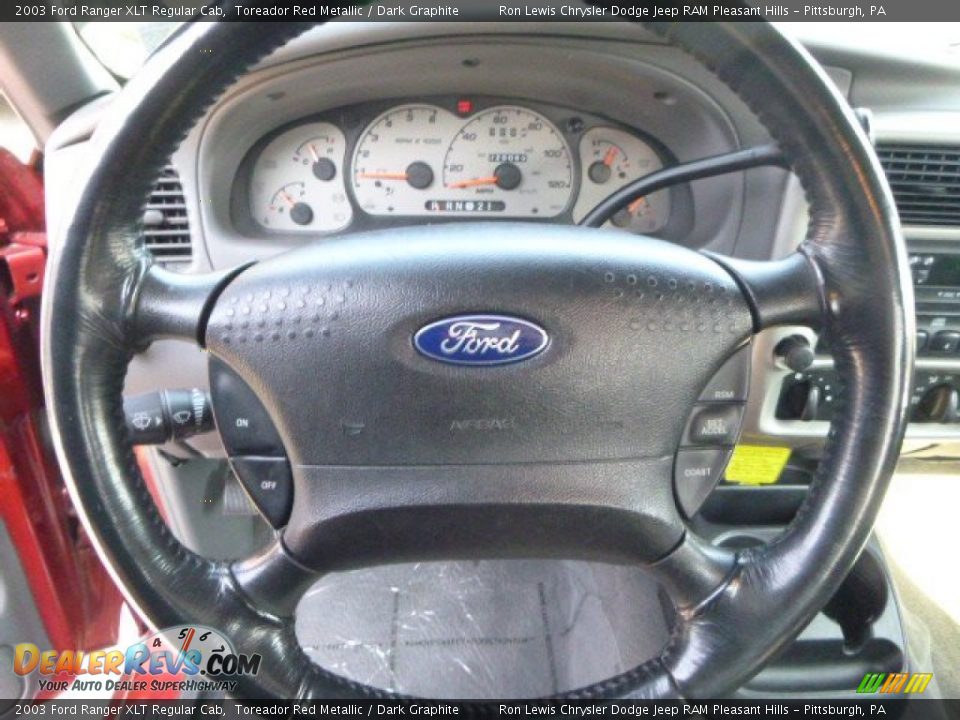 2003 Ford Ranger XLT Regular Cab Toreador Red Metallic / Dark Graphite Photo #17