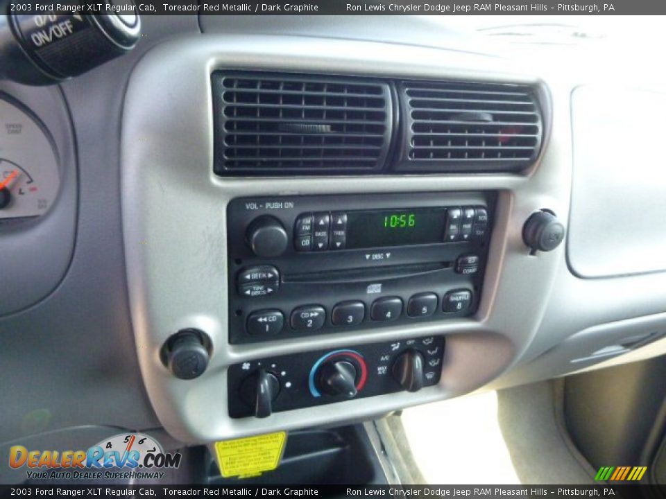2003 Ford Ranger XLT Regular Cab Toreador Red Metallic / Dark Graphite Photo #18
