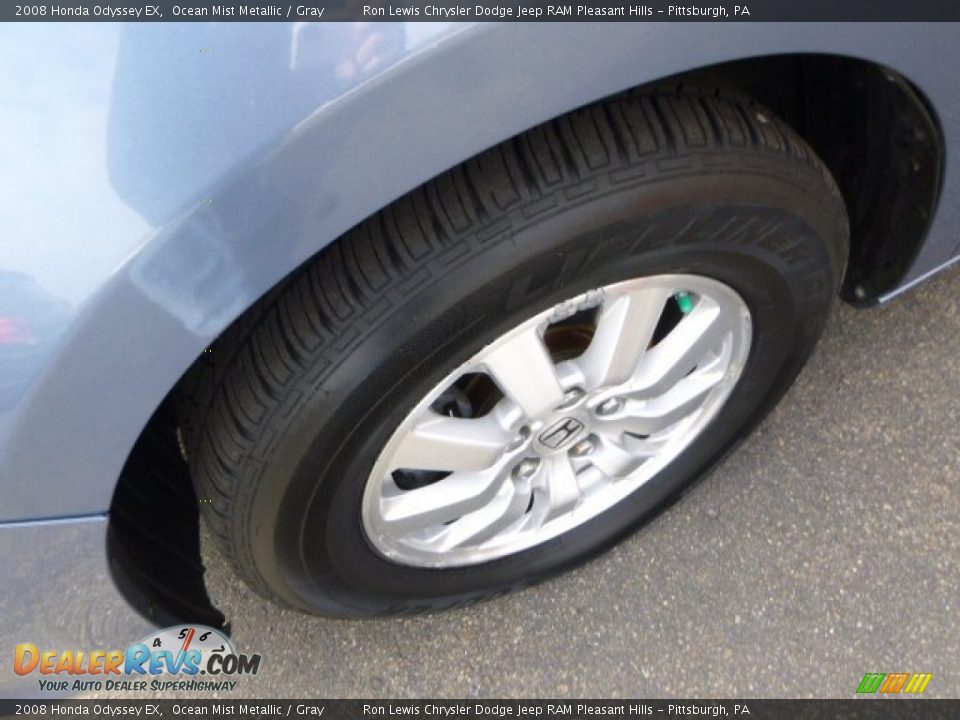 2008 Honda Odyssey EX Ocean Mist Metallic / Gray Photo #9