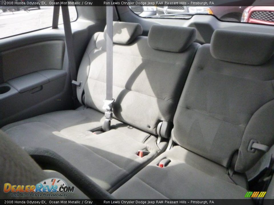 2008 Honda Odyssey EX Ocean Mist Metallic / Gray Photo #12