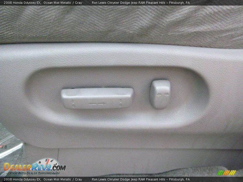 2008 Honda Odyssey EX Ocean Mist Metallic / Gray Photo #15