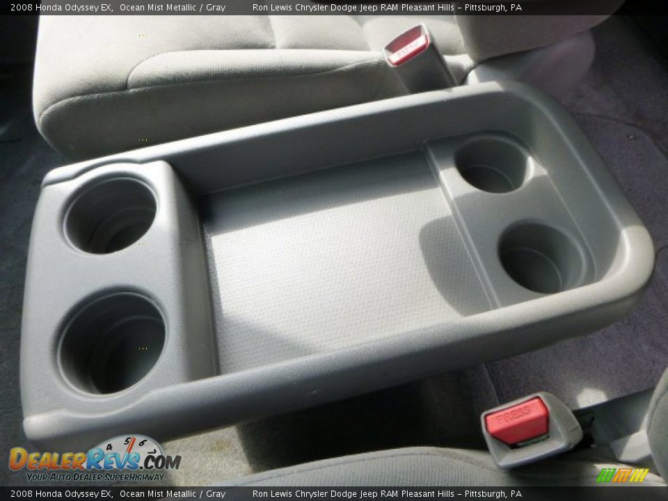 2008 Honda Odyssey EX Ocean Mist Metallic / Gray Photo #17