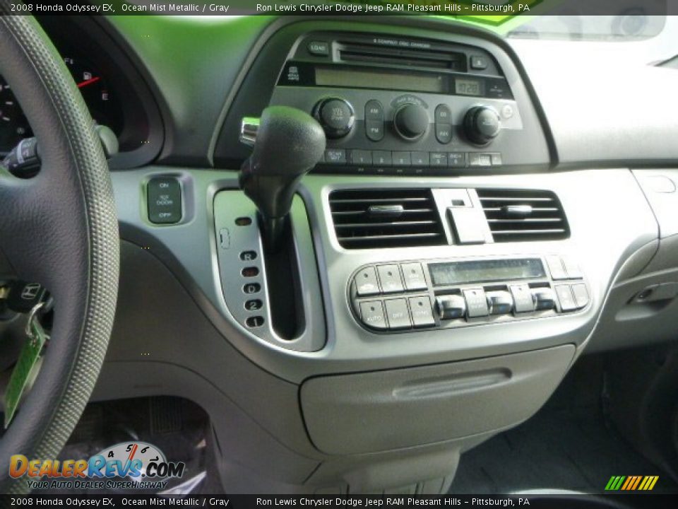 2008 Honda Odyssey EX Ocean Mist Metallic / Gray Photo #18