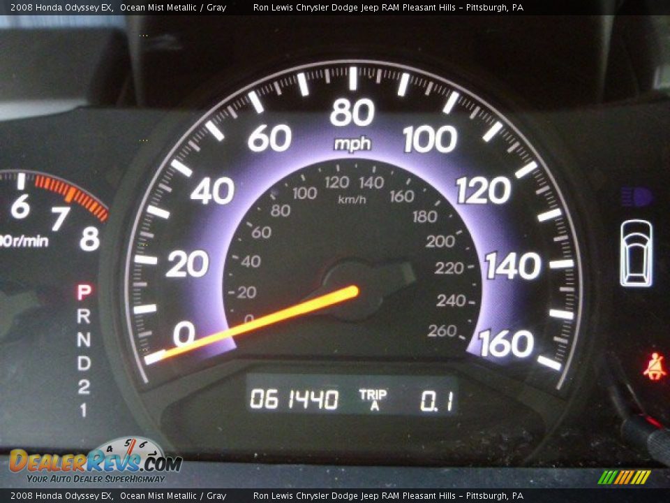 2008 Honda Odyssey EX Ocean Mist Metallic / Gray Photo #19